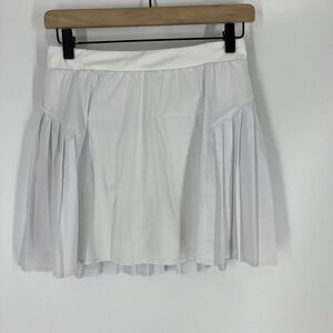 Spanx Skirt Size Medium White Get Moving Skort Tennis Pickleball Athletic Golf
